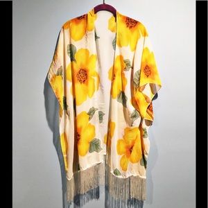 💵★FAST SHIPPING★💵 Sax Yellow and Cream Coverup